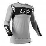 2020 Motocross Ciclismo Maglie FOX Manica Lunga Grigio