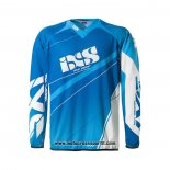 2020 Motocross Ciclismo Maglie IXS Manica Lunga Blu