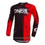 2020 Motocross Ciclismo Maglie Oneal Manica Lunga Rosso