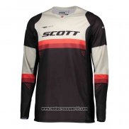 2020 Motocross Ciclismo Maglie Scott Manica Lunga Nero