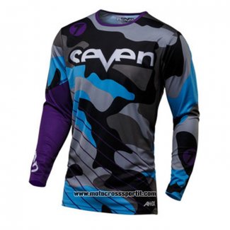 2020 Motocross Ciclismo Maglie Seven Manica Lunga Camuffamento