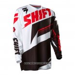 2020 Motocross Ciclismo Maglie Shift Manica Lunga Nero Bianco