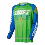 2020 Motocross Ciclismo Maglie Shift Manica Lunga Verde