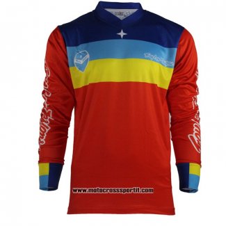 2020 Motocross Ciclismo Maglie TLD Manica Lunga Rosso