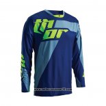 2020 Motocross Ciclismo Maglie Thor Manica Lunga Blu