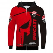 2020 Motocross Ciclismo Maglione Ducati Manica Lunga Nero Rosso