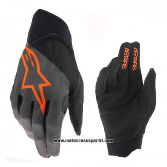 2021 Motocross Ciclismo Alpinestars Guanti Dita Lunghe Nero Arancione