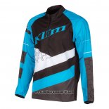 2021 Motocross Ciclismo Maglie Klim Manica Lunga Blu Nero