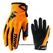 2021 Motocross Ciclismo Thor Guanti Dita Lunghe Arancione