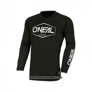 2021 Oneal Motocross Ciclismo Maglie Manica Lunga Nero