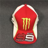 2020 Moto GP Ciclismo Monster Cappello Rosso Bianco