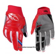 2020 Motocross Ciclismo Deft Family Guanti Dita Lunghe Rosso