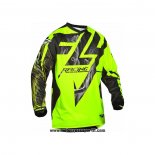 2020 Motocross Ciclismo Maglie FLY Manica Lunga Giallo