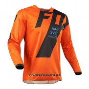 2020 Motocross Ciclismo Maglie FOX Manica Lunga Arancione