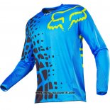 2020 Motocross Ciclismo Maglie FOX Manica Lunga Blu