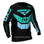 2020 Motocross Ciclismo Maglie FXR Manica Lunga Nero Verde