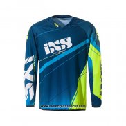 2020 Motocross Ciclismo Maglie IXS Manica Lunga Blu