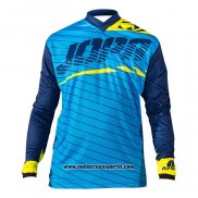 2020 Motocross Ciclismo Maglie Jopa Manica Lunga Blu