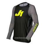 2020 Motocross Ciclismo Maglie Just 1 Manica Lunga Nero