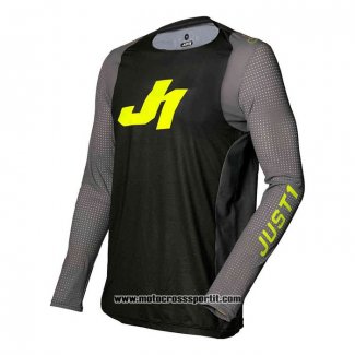 2020 Motocross Ciclismo Maglie Just 1 Manica Lunga Nero