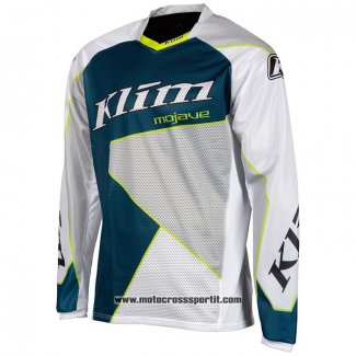 2020 Motocross Ciclismo Maglie Klim Manica Lunga Blu