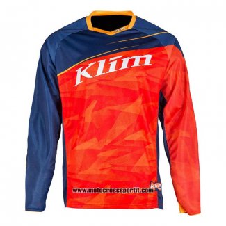 2020 Motocross Ciclismo Maglie Klim Manica Lunga Rosso