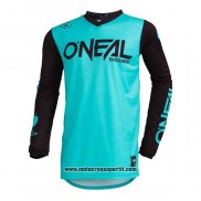 2020 Motocross Ciclismo Maglie Oneal Manica Lunga Azzurro