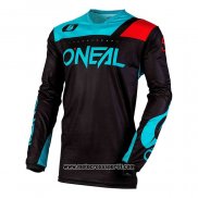 2020 Motocross Ciclismo Maglie Oneal Manica Lunga Blu