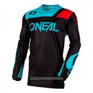 2020 Motocross Ciclismo Maglie Oneal Manica Lunga Blu