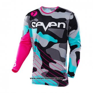 2020 Motocross Ciclismo Maglie Seven Manica Lunga Camuffamento