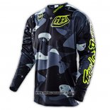 2020 Motocross Ciclismo Maglie TLD Manica Lunga Nero