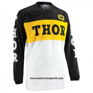 2020 Motocross Ciclismo Maglie Thor Manica Lunga Bianco