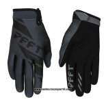 2020 Motocross Ciclismo Deft Family Guanti Dita Lunghe Nero