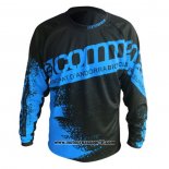 2020 Motocross Ciclismo Maglie Commencal Manica Lunga Blu