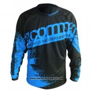 2020 Motocross Ciclismo Maglie Commencal Manica Lunga Blu