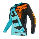 2020 Motocross Ciclismo Maglie FOX Manica Lunga Blu