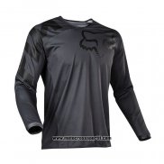 2020 Motocross Ciclismo Maglie FOX Manica Lunga Nero