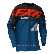 2020 Motocross Ciclismo Maglie FXR Manica Lunga Blu