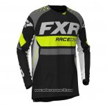 2020 Motocross Ciclismo Maglie FXR Manica Lunga Grigio