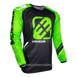 2020 Motocross Ciclismo Maglie Freegun Manica Lunga Verde