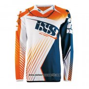 2020 Motocross Ciclismo Maglie IXS Manica Lunga Arancione