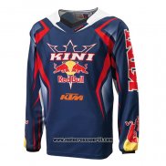 2020 Motocross Ciclismo Maglie KTM Manica Lunga Scuro Blu