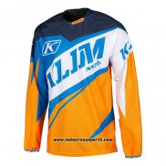 2020 Motocross Ciclismo Maglie Klim Manica Lunga Blu