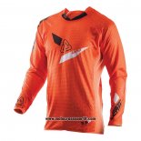 2020 Motocross Ciclismo Maglie Leatt Manica Lunga Arancione