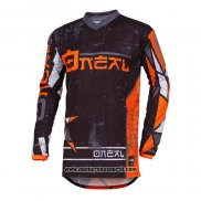 2020 Motocross Ciclismo Maglie Oneal Manica Lunga Arancione