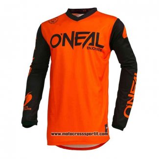 2020 Motocross Ciclismo Maglie Oneal Manica Lunga Arancione