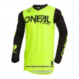 2020 Motocross Ciclismo Maglie Oneal Manica Lunga Giallo