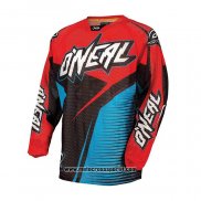 2020 Motocross Ciclismo Maglie Oneal Manica Lunga Rosso Blu