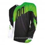 2020 Motocross Ciclismo Maglie Shot Manica Lunga Nero Verde