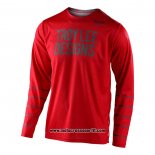 2020 Motocross Ciclismo Maglie TLD Manica Lunga Rosso